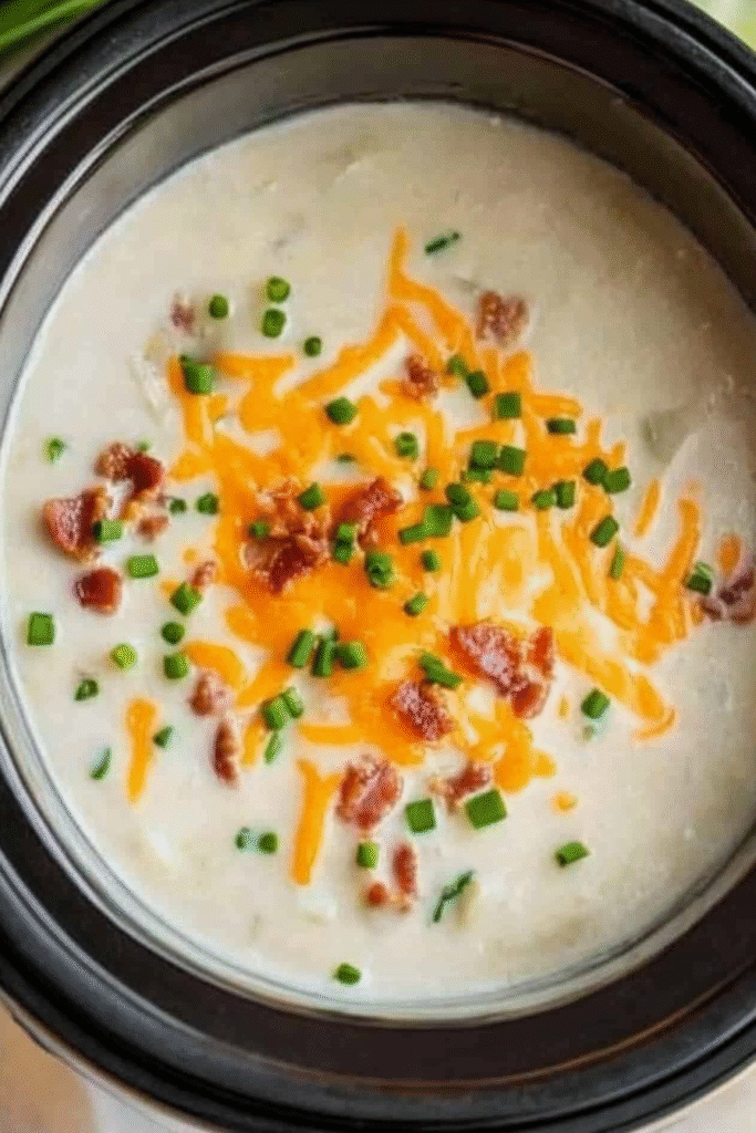 Delicious crockpot Potato Soup