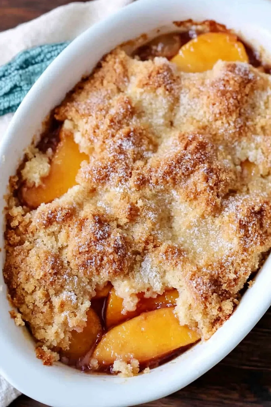 homemade-southern-peach-cobbler-dessert