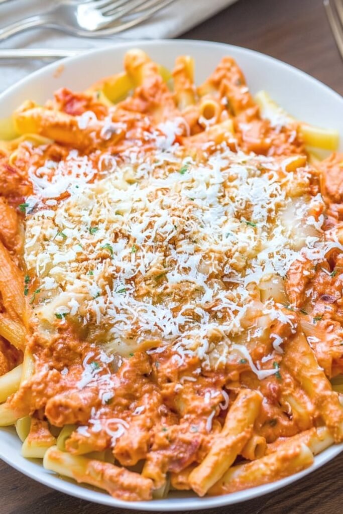 Five Cheese Ziti Al Forno – finished dish (hero)