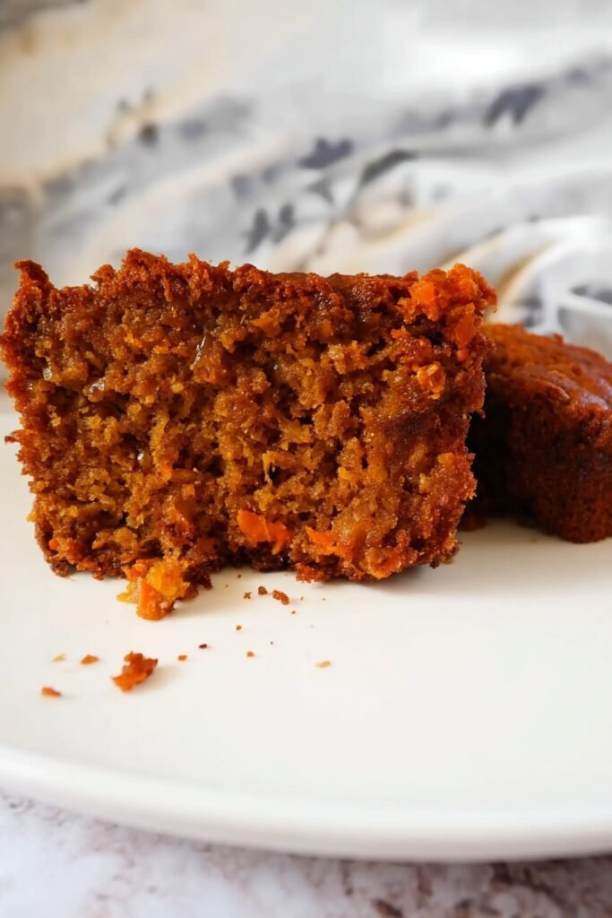Oatmeal Carrot Cake – finished dish (hero)