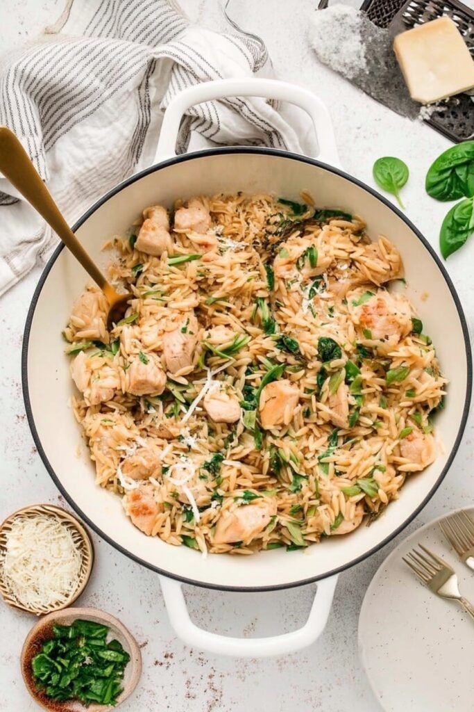 One Pot Chicken Orzo: Comfort in Every Bite