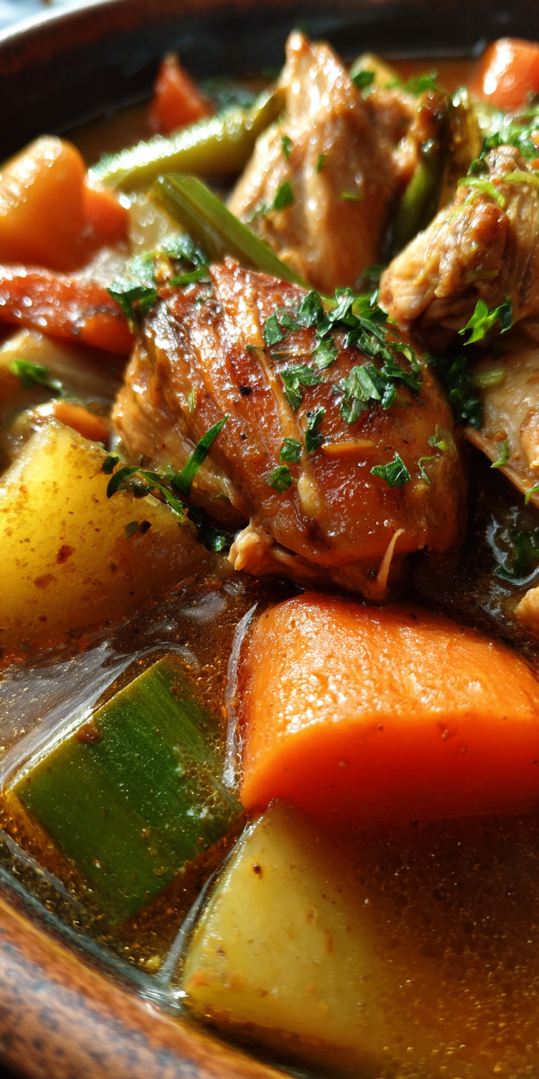 Slow Cooker Chicken Stew β Cozy Comfort in Every Bite π² Recipe