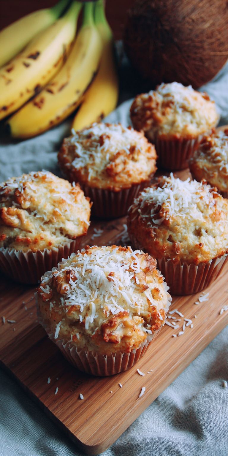 Banana Muffins served warm with cozy spices
