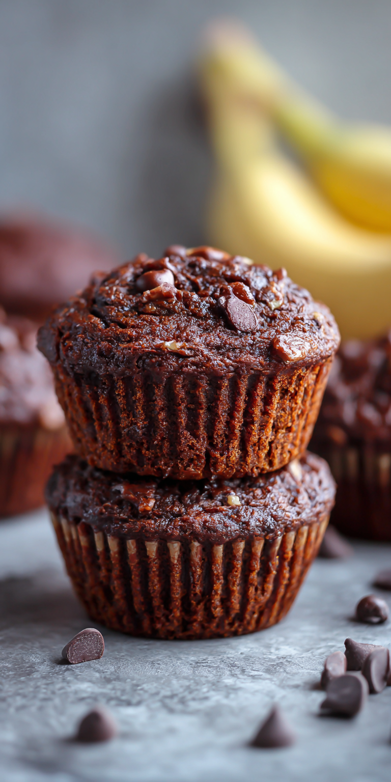 Banana Oat Muffins – Healthy, Soft & Sweet served warm with cozy spices