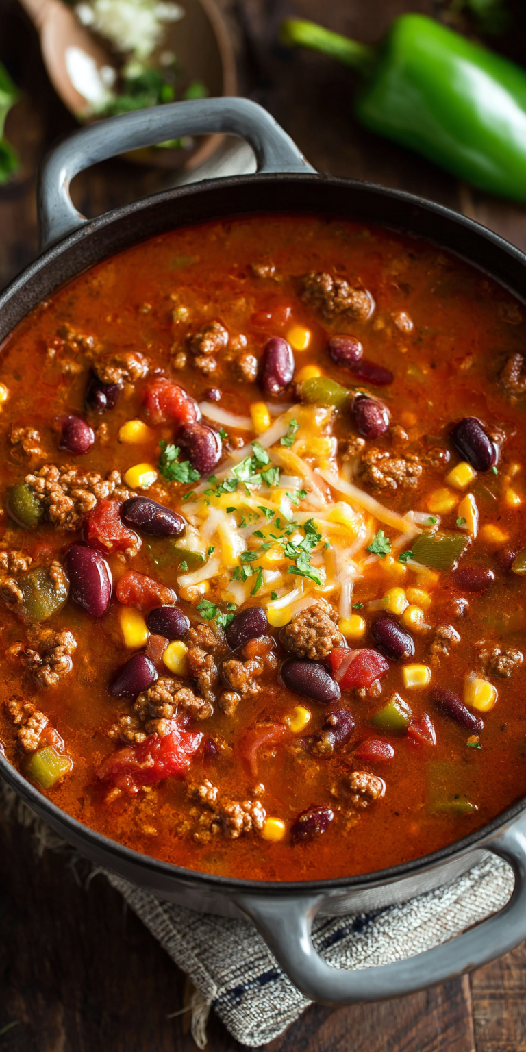 Best Taco Soup – Cozy Nights at Home Recipe served warm with cozy spices