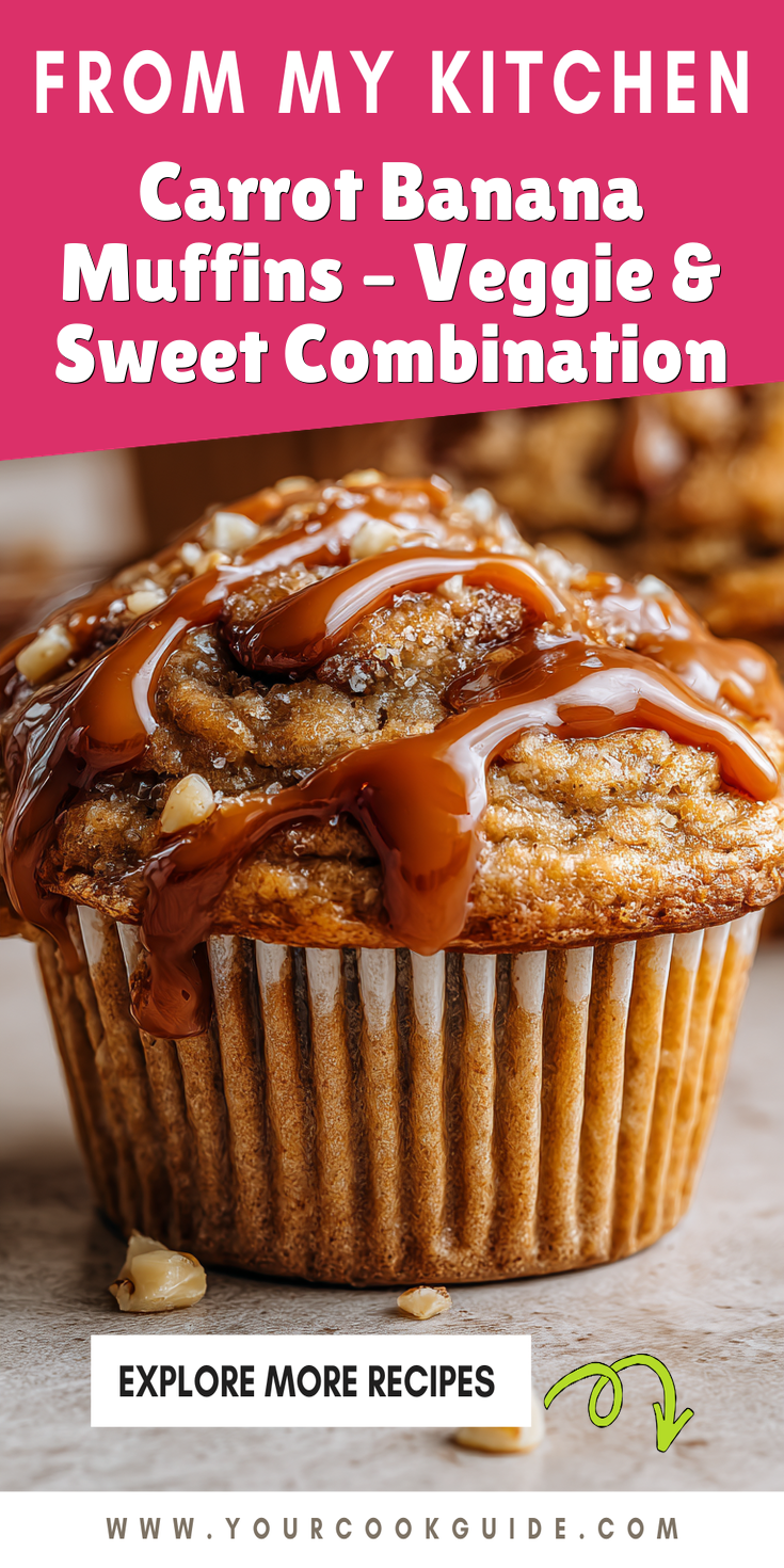 Carrot Banana Muffins – Veggie & Sweet Combination served warm with cozy spices