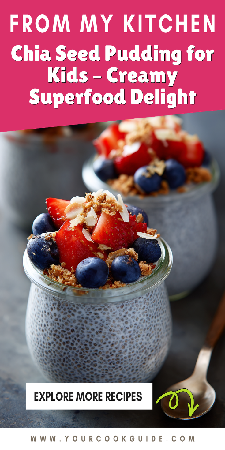Chia Seed Pudding for Kids – Creamy Superfood Delight served warm with cozy spices