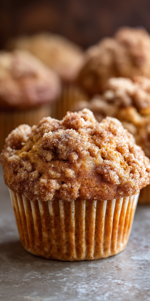 Cinnamon Streusel Banana Muffins Recipe