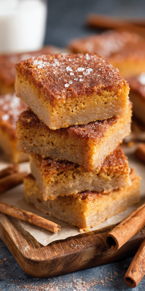 Cinnamon Sugar Blondies Recipe