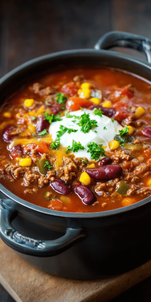 Classic 7 Can Taco Soup – Quick Weeknight Favorite served warm with gentle spices and a cozy aroma
