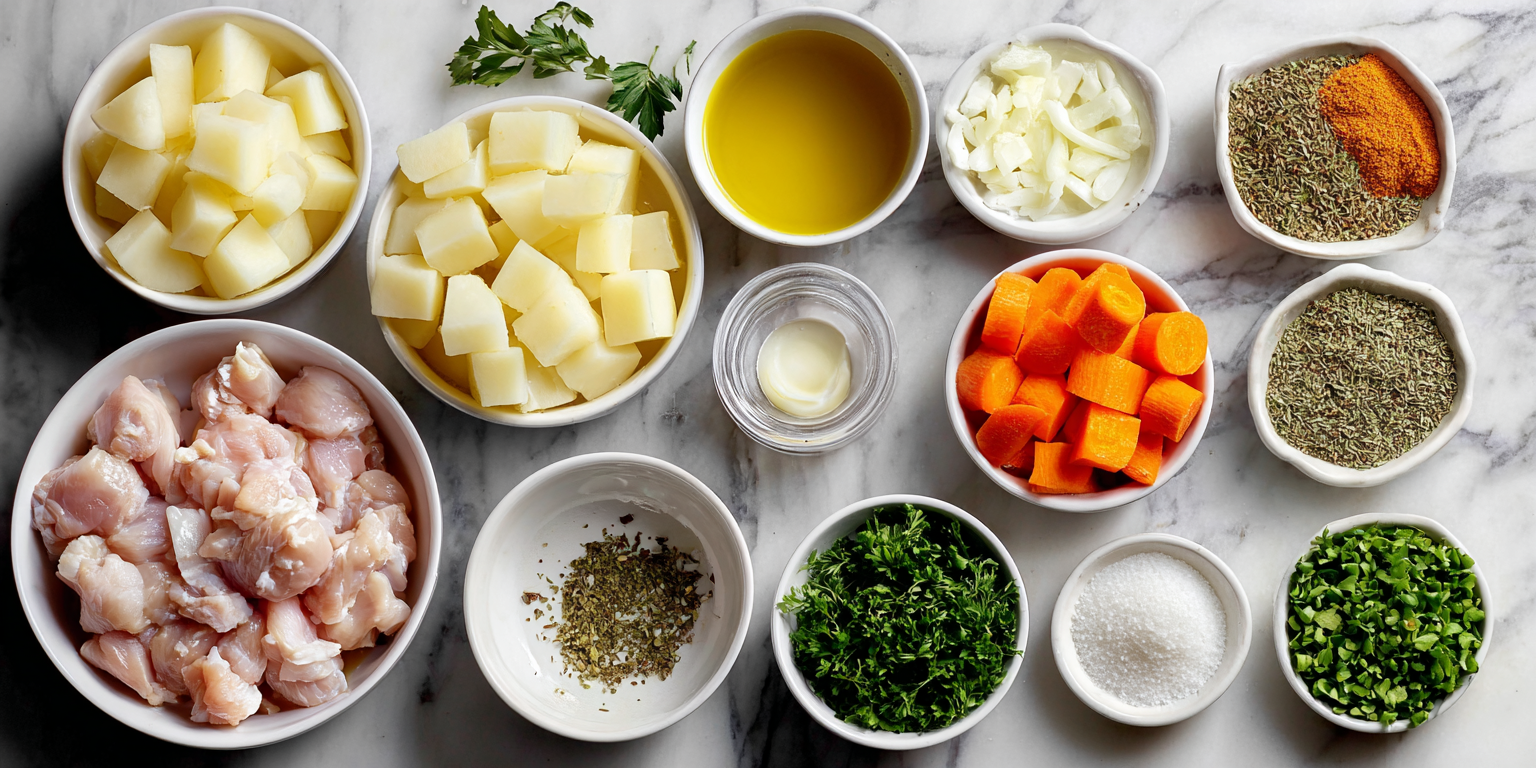 Creamy Chicken Potato Soup served warm with cozy spices