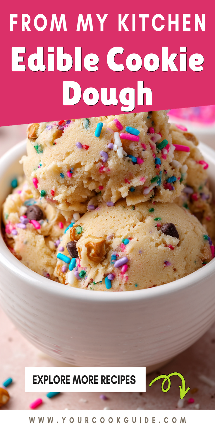 Edible Cookie Dough served warm with cozy spices