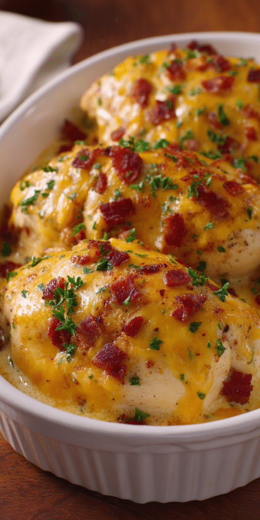 Flavorful Ranch Baked Chicken – Juicy & Easy served warm with cozy spices
