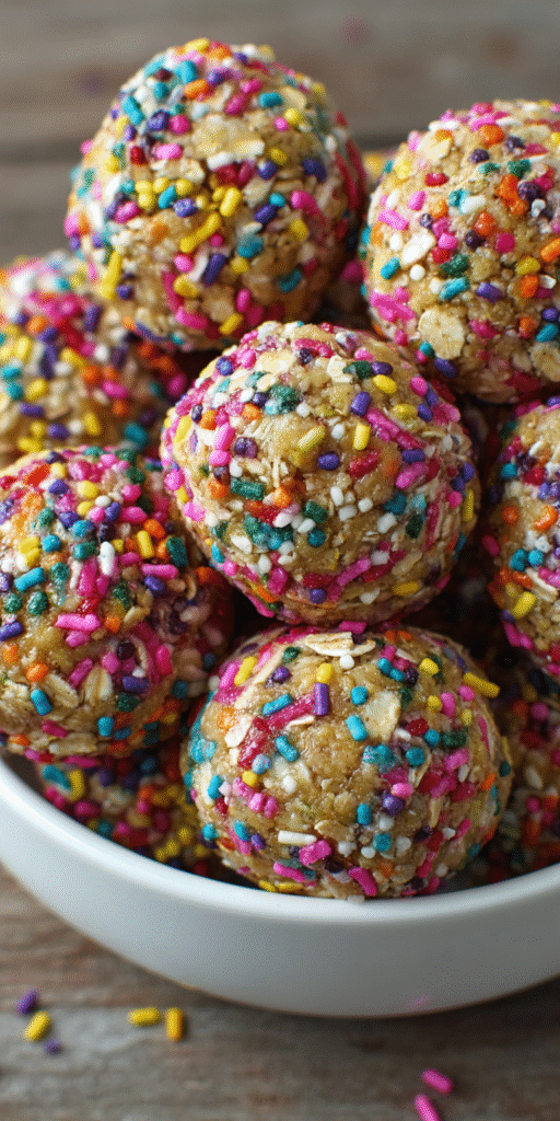 Funfetti Energy Balls – Rainbow-Packed Power Snacks Recipe