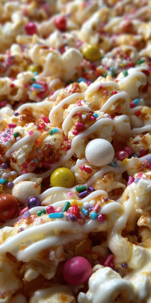 Funfetti Marshmallow Popcorn – Colorful Party Snack Fun Recipe