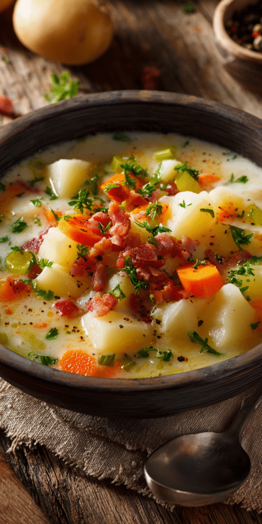 German Kartoffelsuppe – Traditional Hearty Soup Recipe