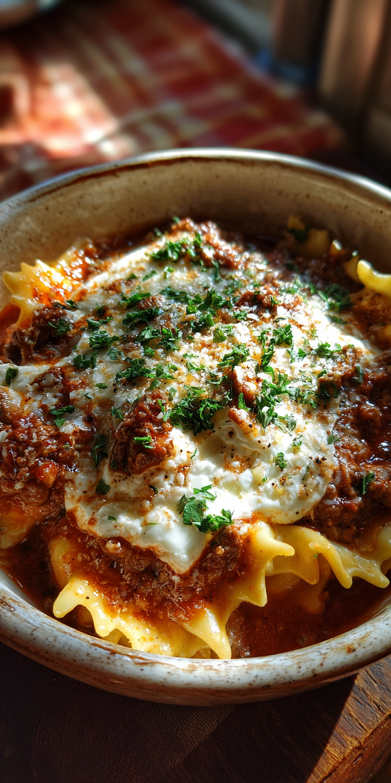 Gluten-Free Lasagna Soup – Cozy Guilt-Free Indulgence Recipe