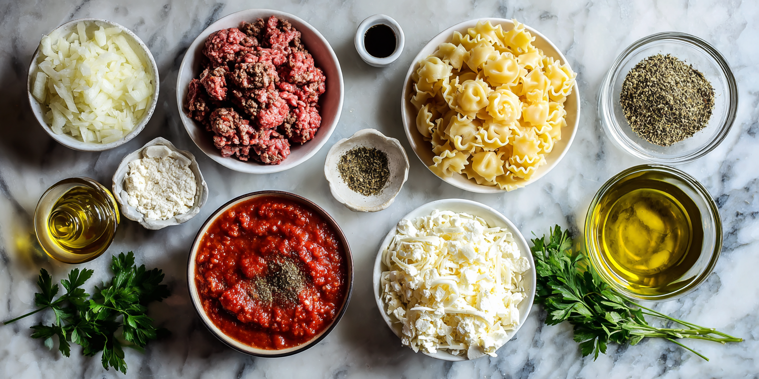 Hearty Beef One-Pot Lasagna Soup served warm with cozy spices