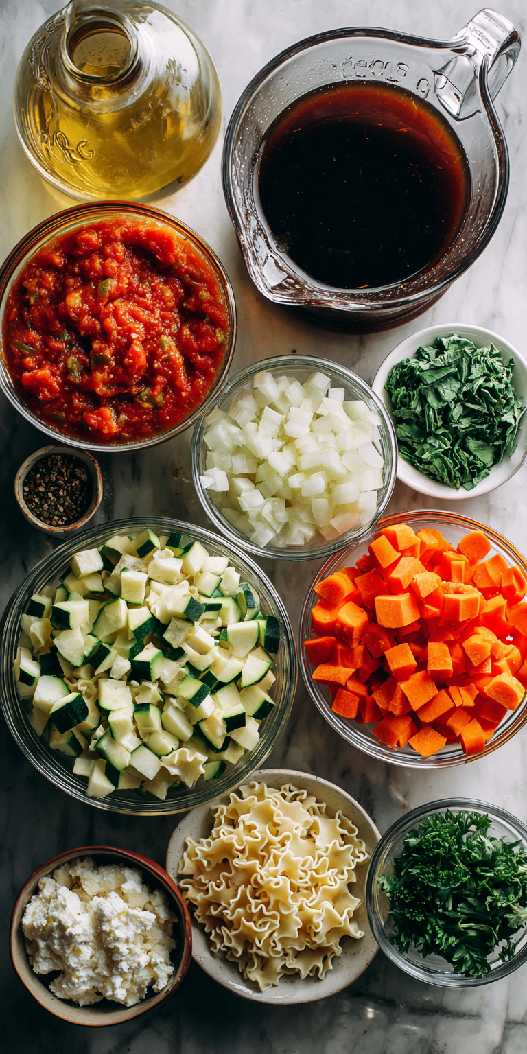 Loaded Veggie Lasagna Soup – Flavor-Packed Goodness served warm with cozy spices