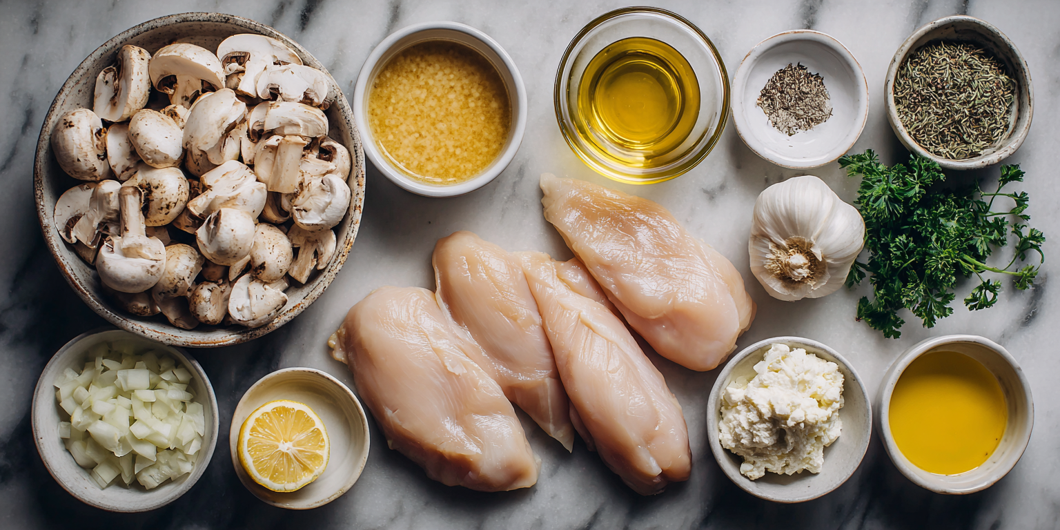 Mushroom Chicken Skillet served warm with cozy spices