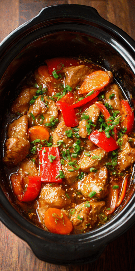 Slow Cooker Balsamic Chicken Tender Flavorful Elegance served warm with cozy spices