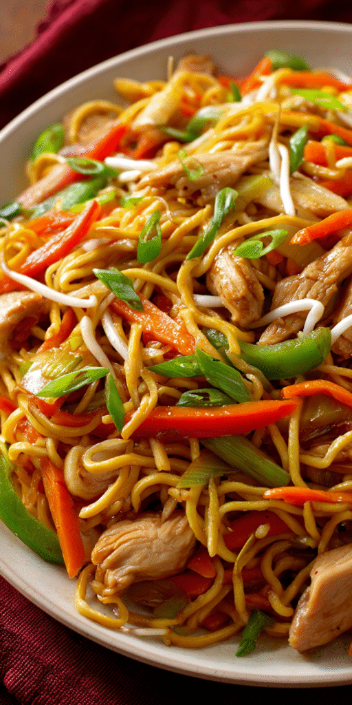 Slow Cooker Chicken Chow Mein Recipe