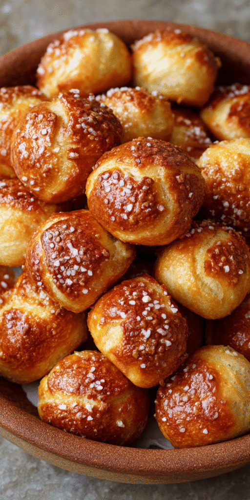 Soft Pretzel Bites Recipe