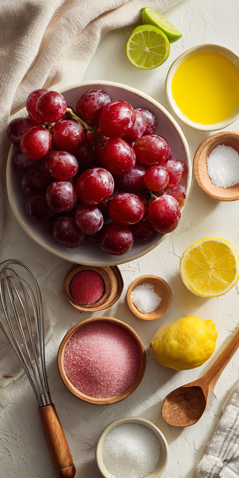 Sour Patch Grapes – Tangy & Sweet Explosion in Every Bite 🍇🍋 served warm with cozy spices