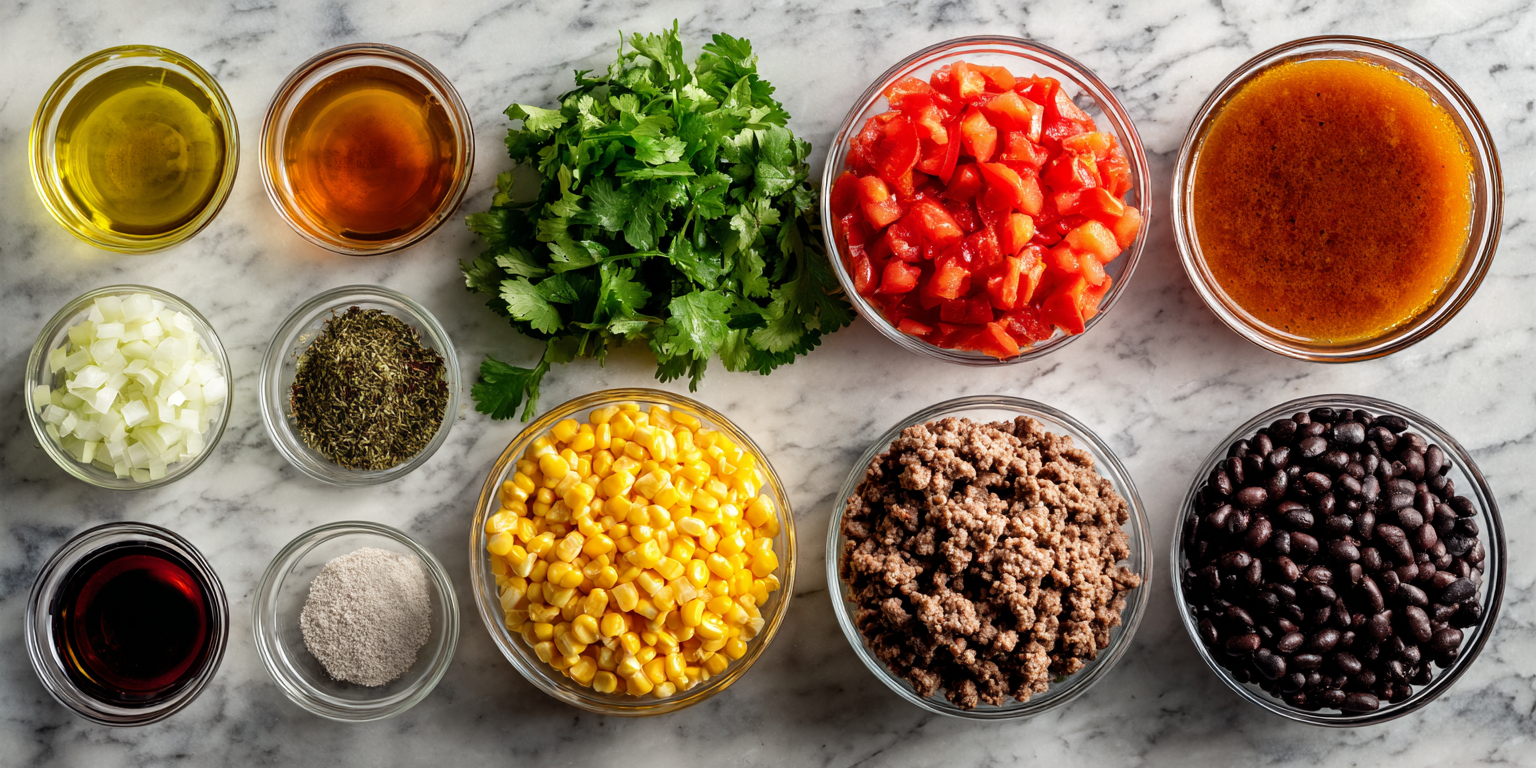 Ultimate Weeknight Taco Soup served warm with cozy spices