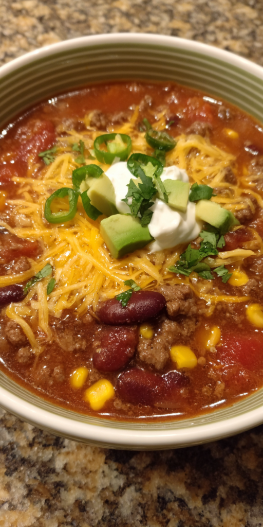 Creamy Fiesta Taco Soup Recipe