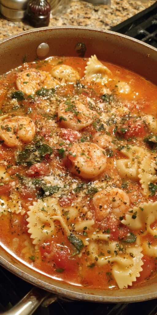 Seafood Shrimp Lasagna Soup Recipe