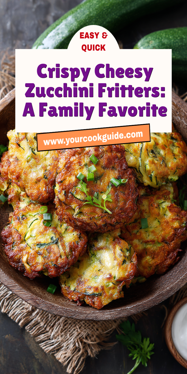 Crispy Cheesy Zucchini Fritters: A Family Favorite served warm with cozy spices