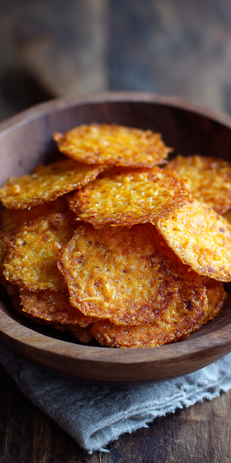 Crispy Cottage Cheese Chips: A Protein-Packed Snack! served warm with cozy spices