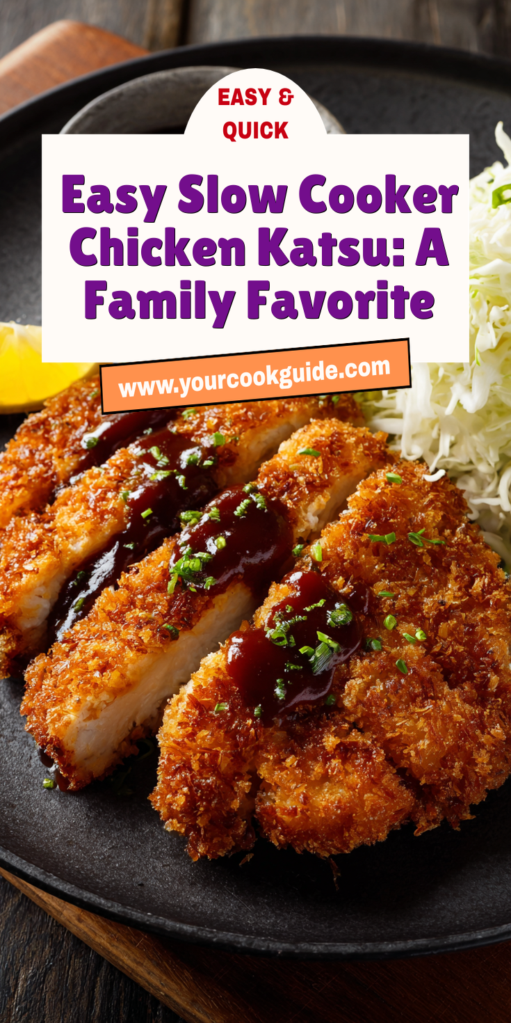 Easy Slow Cooker Chicken Katsu: A Family Favorite served warm with cozy spices