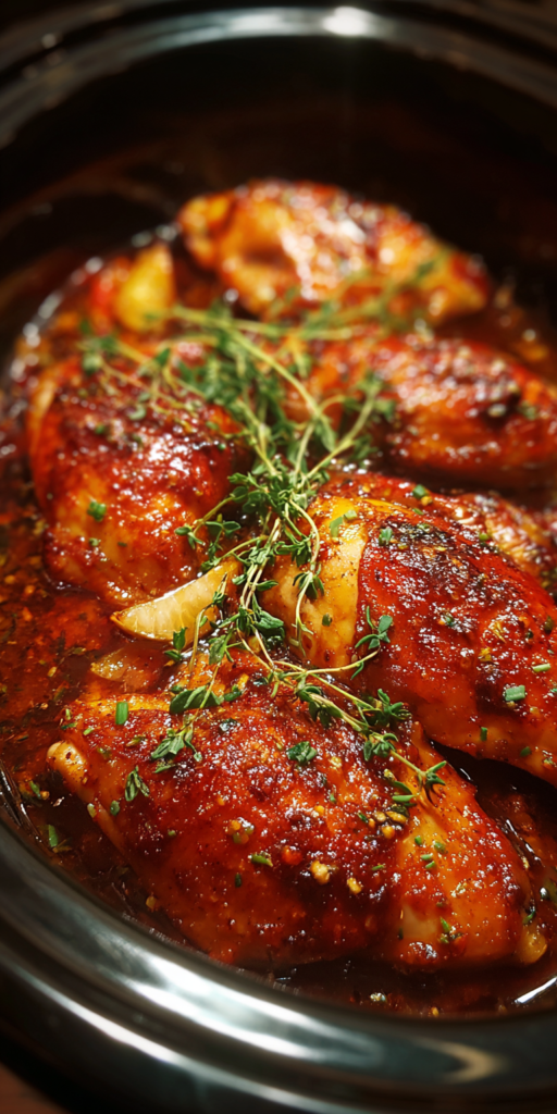 Honey Lime Glazed Crockpot Harissa Chicken Recipe