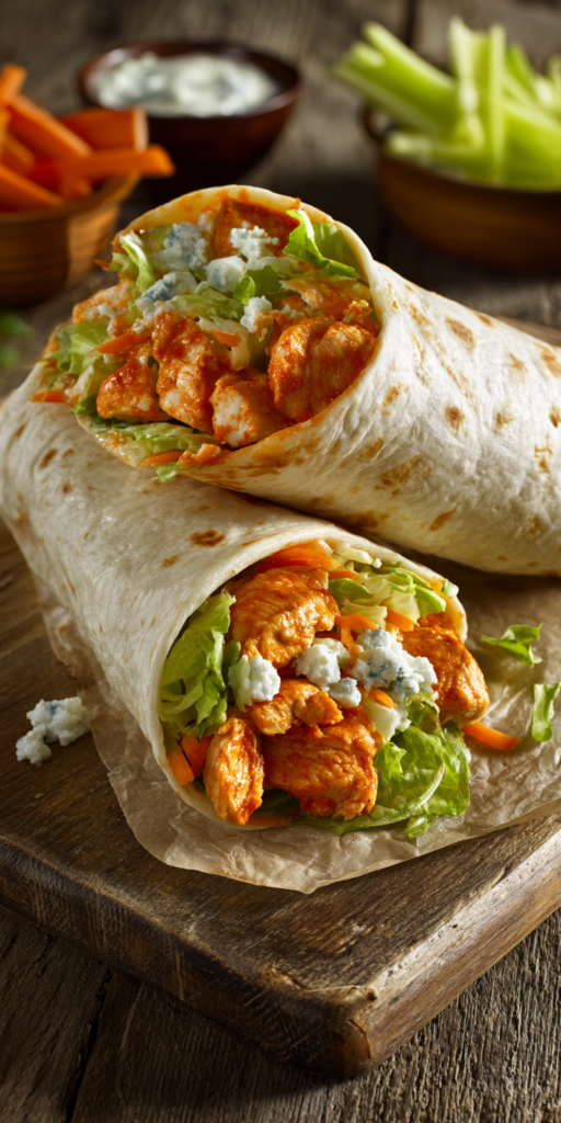Buffalo Chicken Wraps for Lunch Recipe