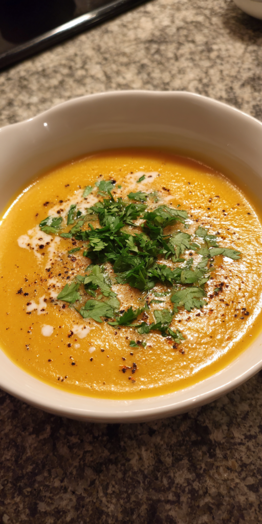 Carrot Sweet Potato Soup Recipe