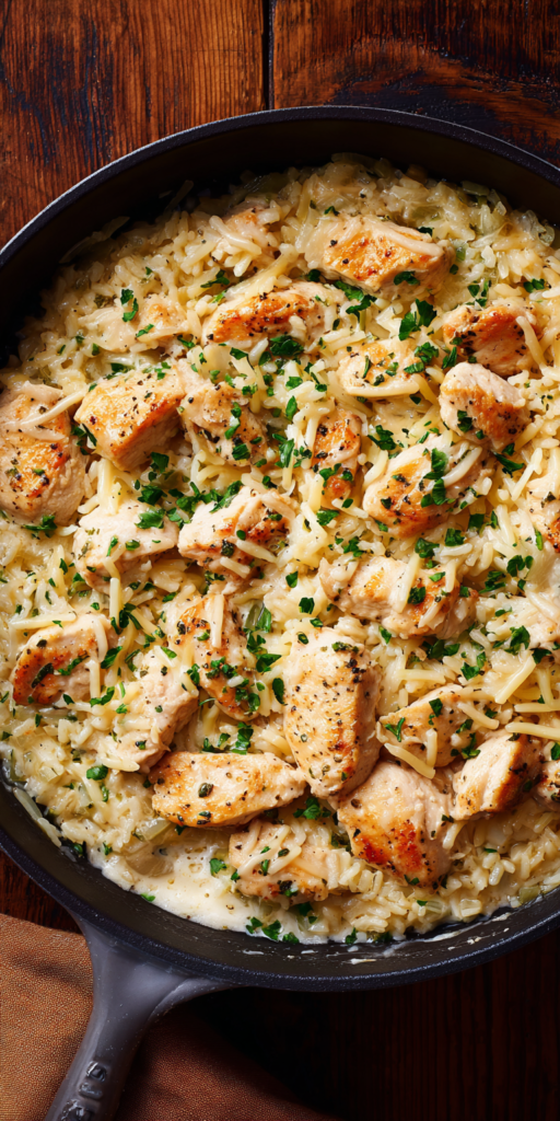 Cheesy Ranch Chicken and Rice Recipe
