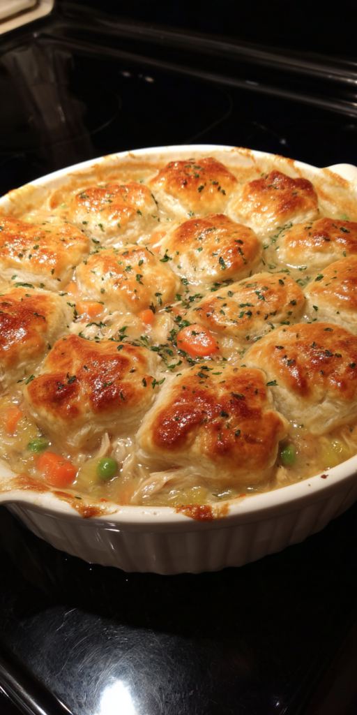 Chicken Pot Pie Casserole Simple Dinner Ideas Recipe