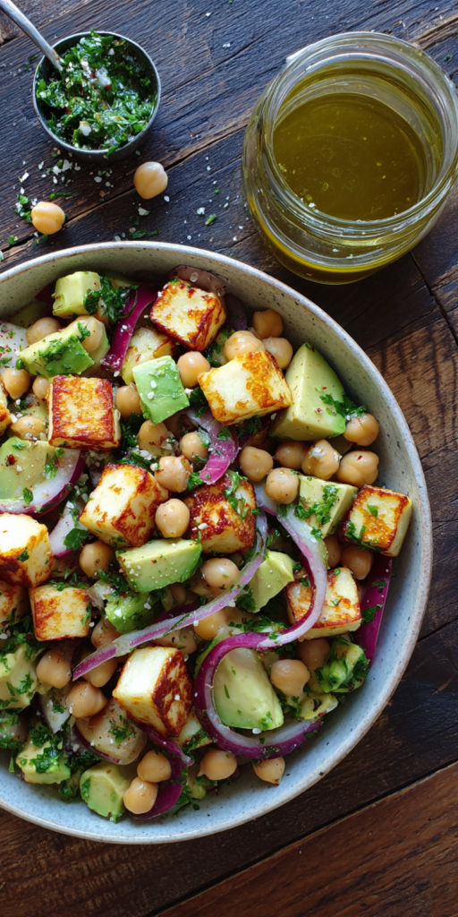 Chickpea Feta Avocado Salad Recipe