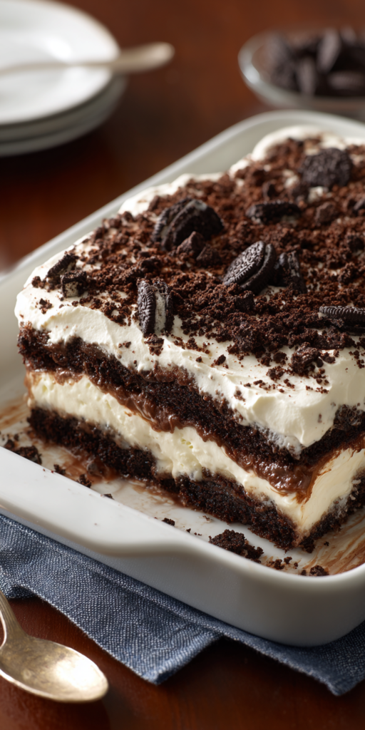 Chocolate Lasagna Layered Dessert Recipe