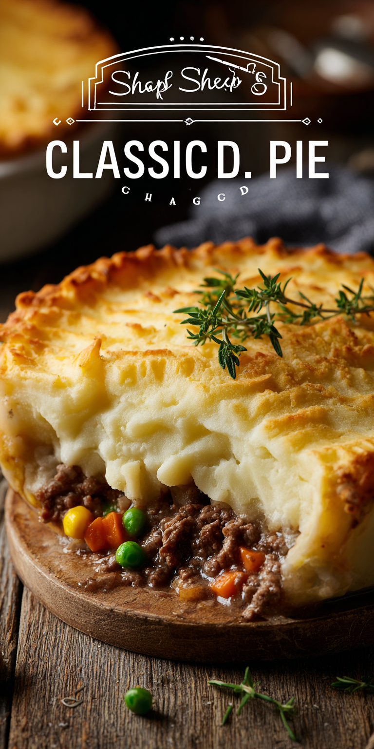Classic Shepherd's Pie Easy Dinner Ideas served warm with cozy spices