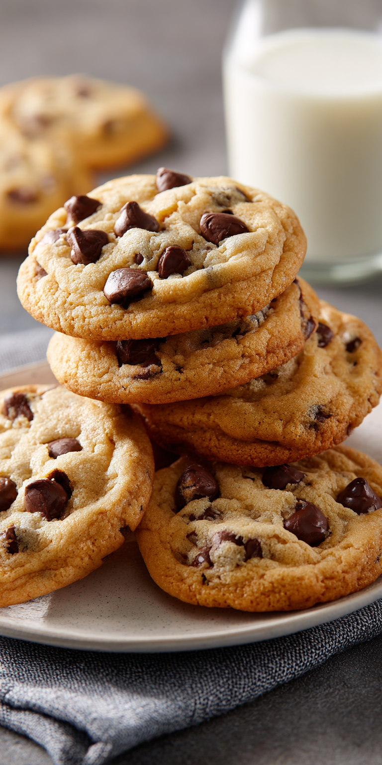 Classic Soft Baked Chocolate Chip Cookies served warm with gentle spices and a cozy aroma