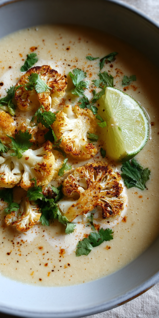 Coconut Cauliflower Soup Recipe