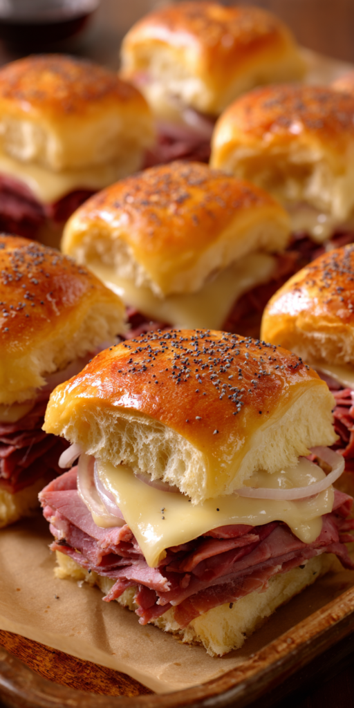 Corned Beef Sliders on Hawaiian Rolls Recipe