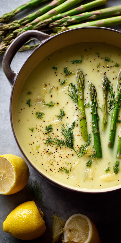 Creamy Lemon Asparagus Soup Recipe