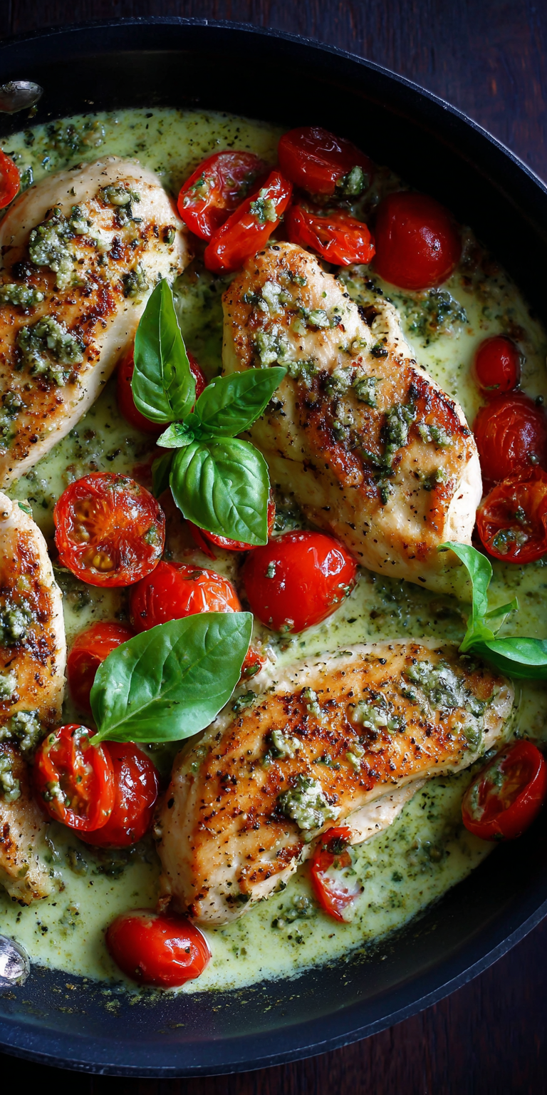 Pesto Chicken Magic: Savor This Flavorful Twist!