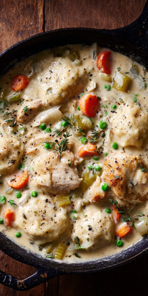 Creamy Southern Style Chicken And Dumplings Recipe
