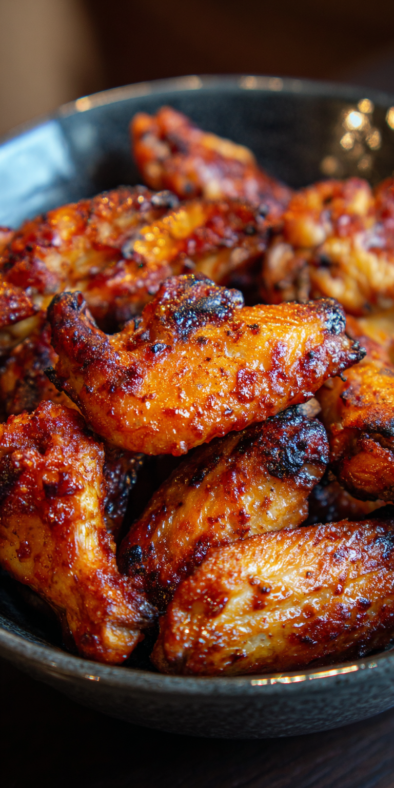 Crispy Air Fryer Chicken Wings Lunch served warm with cozy spices