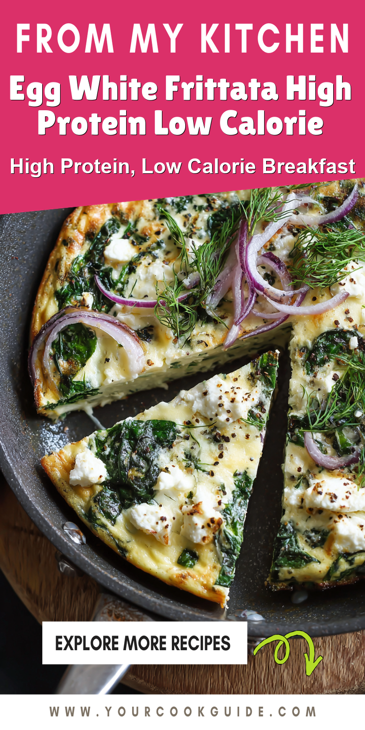 Egg White Frittata High Protein Low Calorie served warm with cozy spices